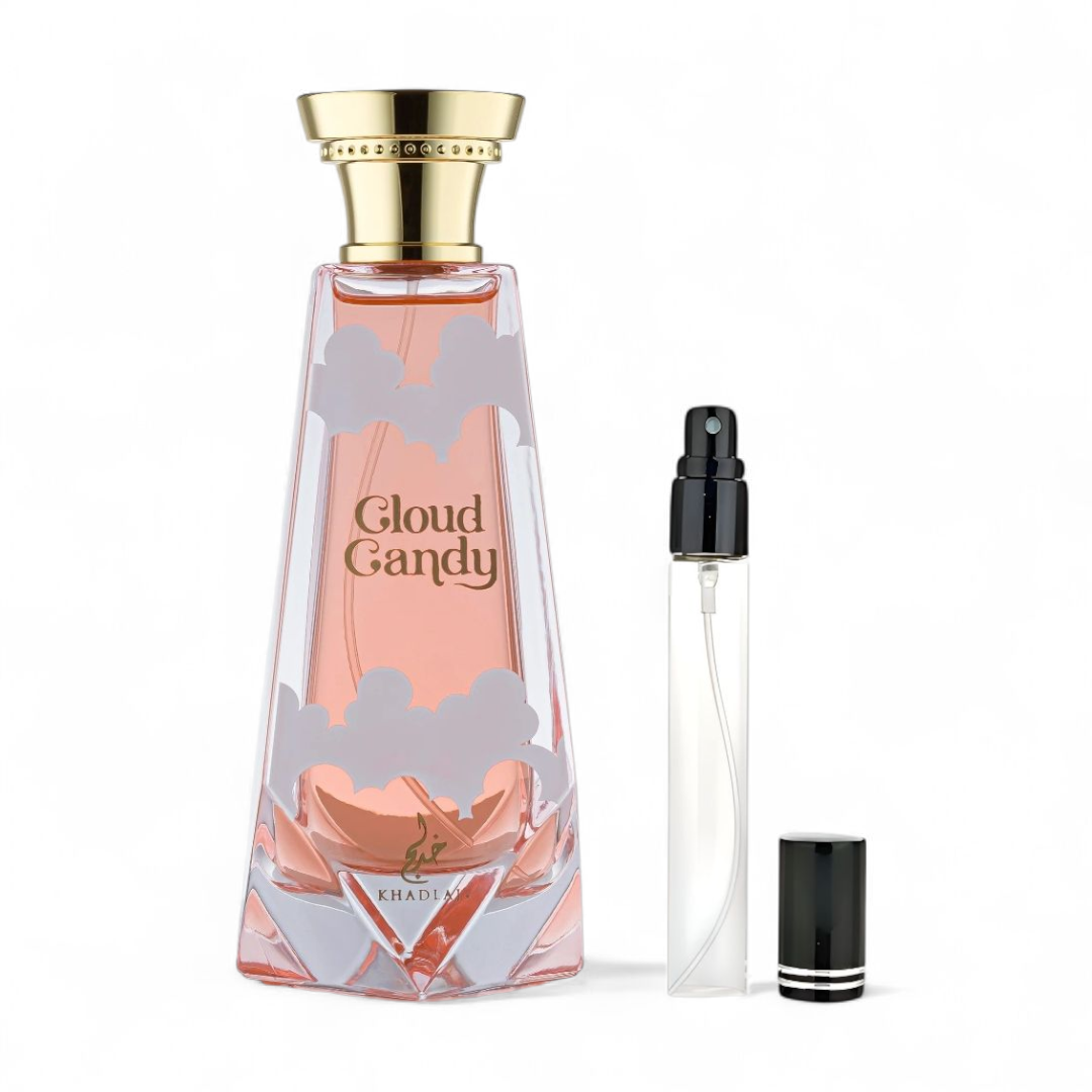 Khadlaj Cloud Candy for women and men Extrtait Decants