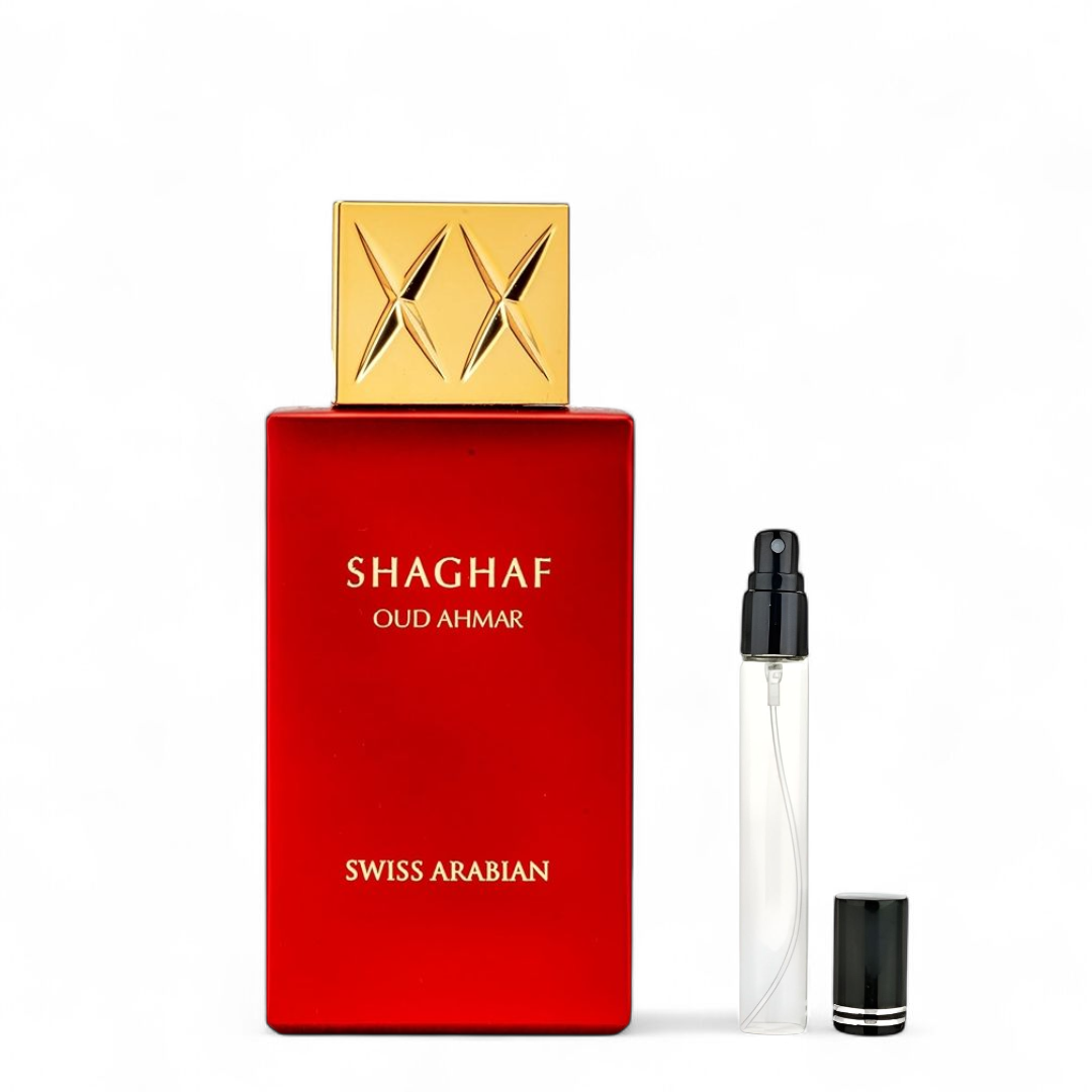 Swiss Arabian Shaghaf Oud Ahmar for women and men EDP Decants