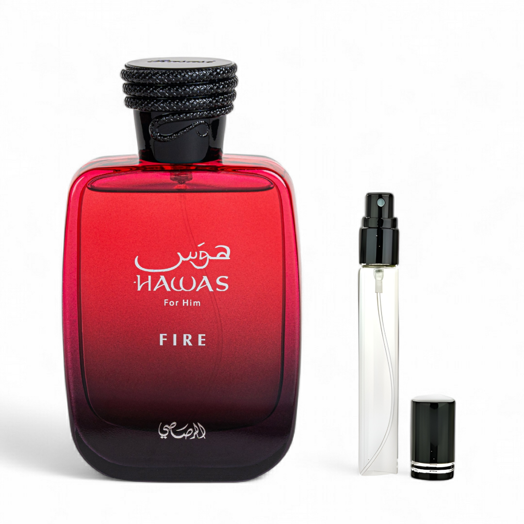 Rasasi Hawas Fire for Him EDP Decants