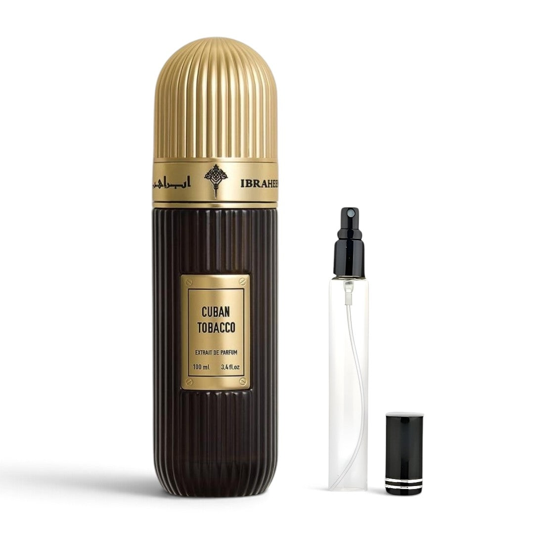 Ibrahim Al Qurashi Cuban Tobacco for women and men Decants