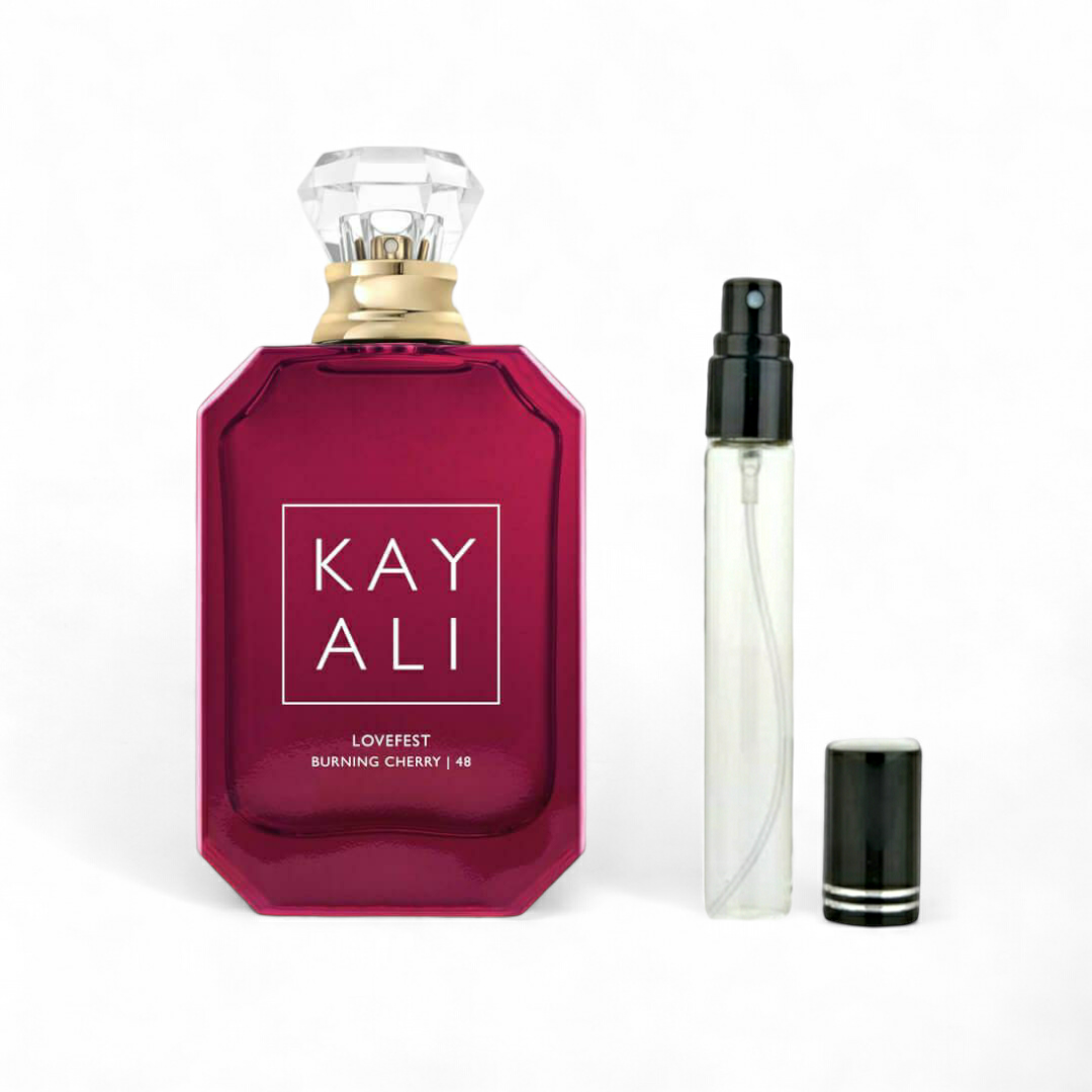 KayAli Lovefest Burning Cherry Decants