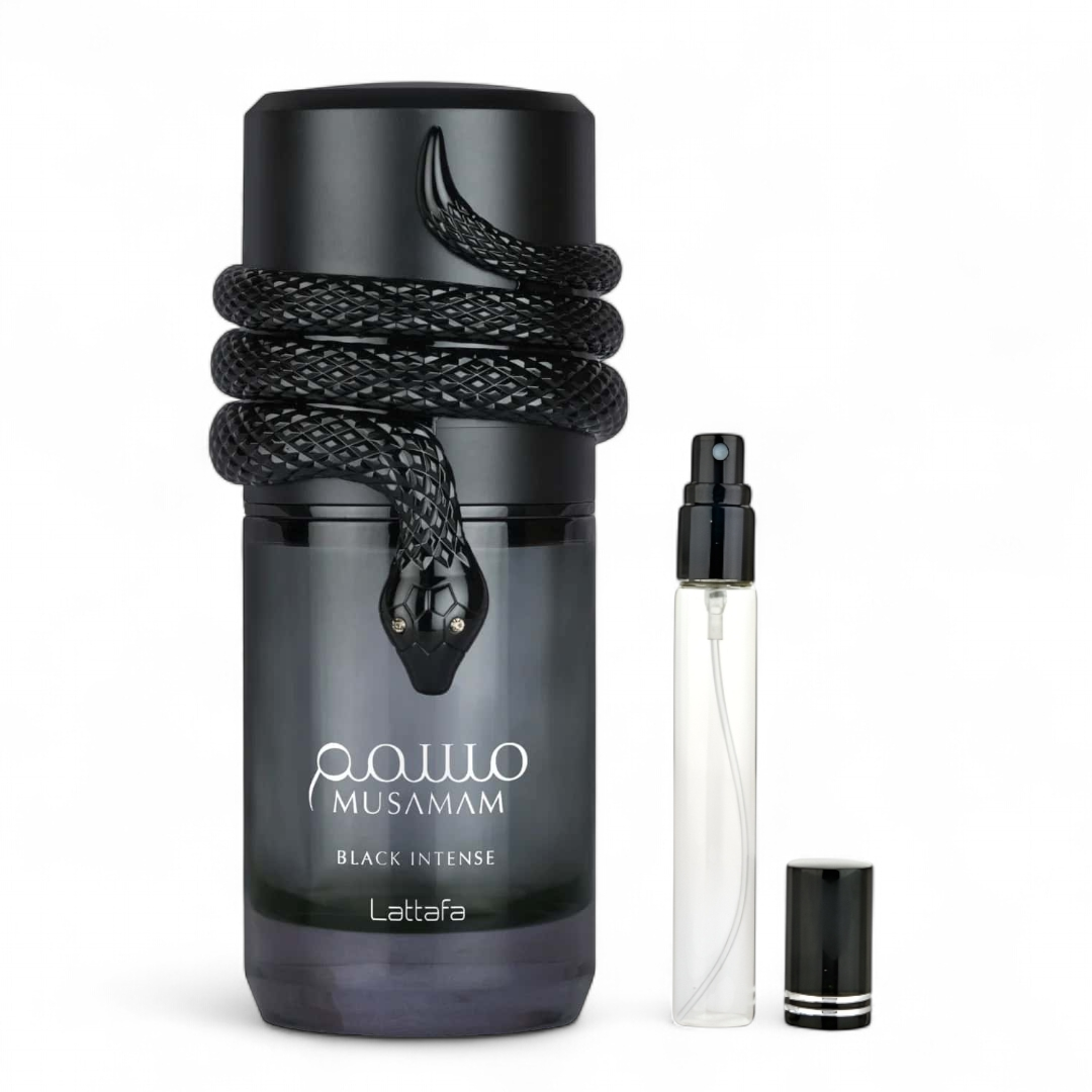 Lattafa Musamam Black Intense Decants
