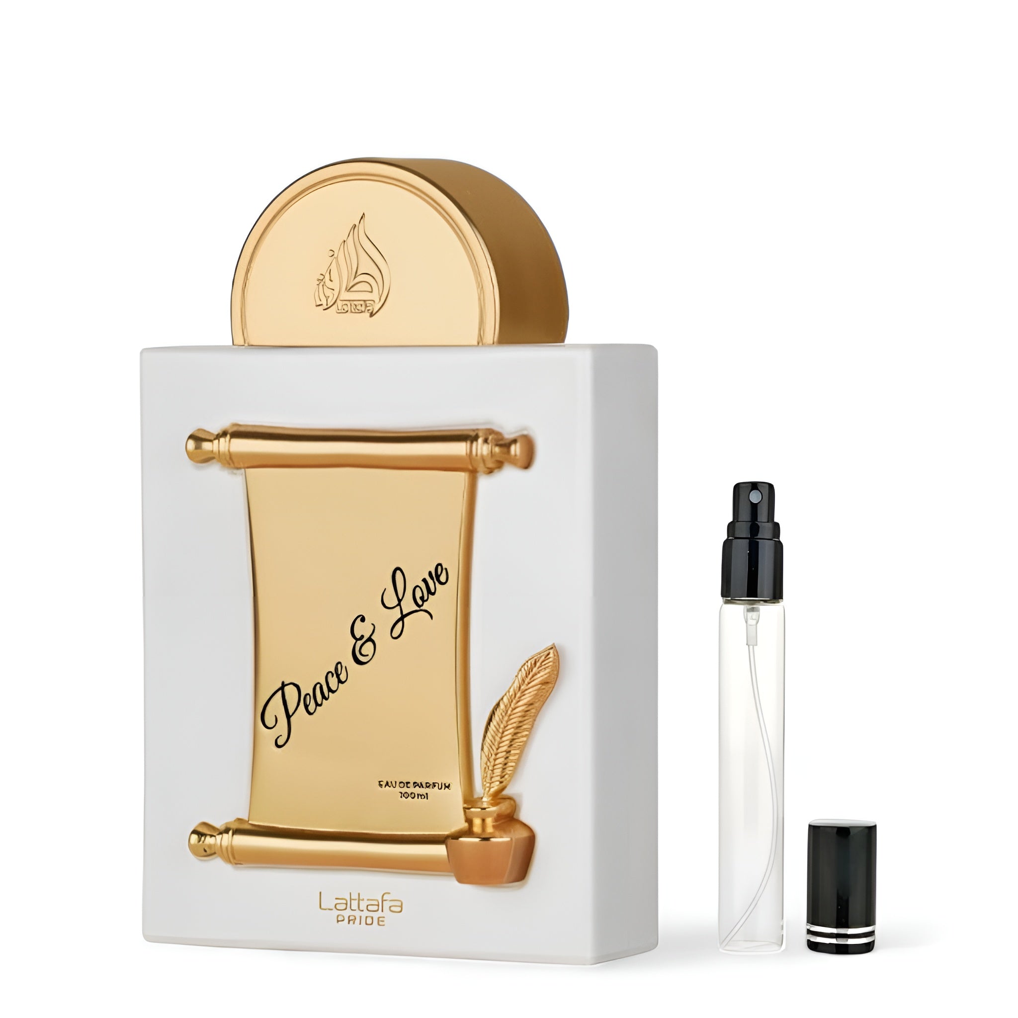 Lattafa Peace & Love for women and men EDP Decants